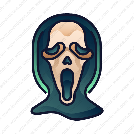 Download Ghost face Vector Icon | Inventicons