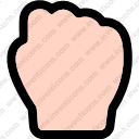 Fist gesture hand strength struggle guessing fist
