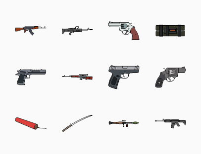Military Weapons Colour Pack