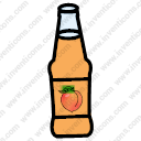 Peach Juice Bottle