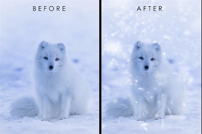 10 Realistic Photoshop Snow Brushes