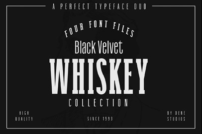 Black Velvet Typeface