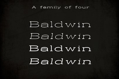 Baldwin: A Classy Typeface