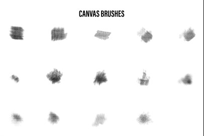 29 Realistic Canvas Brushes for Photoshop