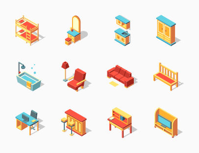 Furniture Isometric