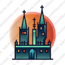 Halloween castle