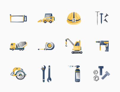 Construction Tools Gradient