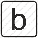 alphabet lowercase letter bsvg