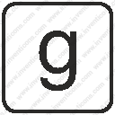 alphabet lowercase letter gsvg