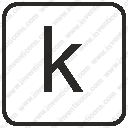alphabet lowercase letter ksvg