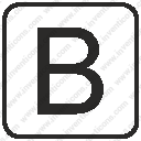 alphabet uppercase letter bsvg