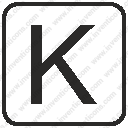 alphabet uppercase letter ksvg