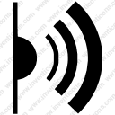 Connection infrared laser light rays signals