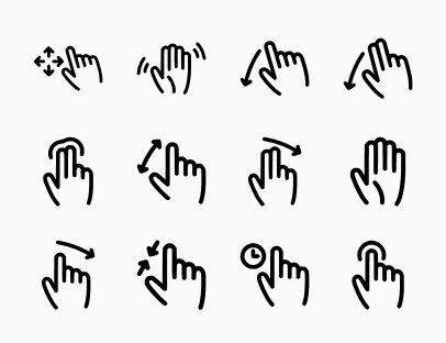 Hand gestures