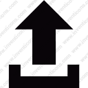 upload interface Arrow web icon