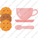 tea breakfast foodrestaurant biscuits coffeecup hotdrink chocolate
