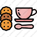 tea breakfast foodrestaurant biscuits coffeecup hotdrink chocolate