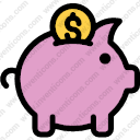 business financial fund piggy bank savings coin storage money