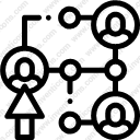 spread share network connector networking social network