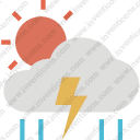 storm sun clouds rain thunder Meteorology weather