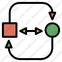 interactive relative arcarrow connection distance travel road