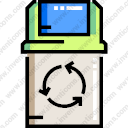 Ecology and Environment Recycling rubbish bins bins