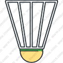 Badminton birdie shuttlecock sport