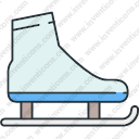 Ice shoes skate sport