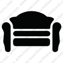 Furtniture interior sofa retro
