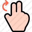 Rotate multimedia options finger gesture hand