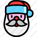 Santa Claus character portrait person