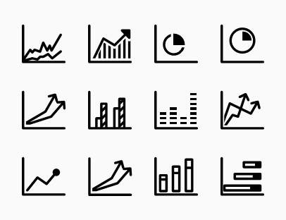 Business chart icon