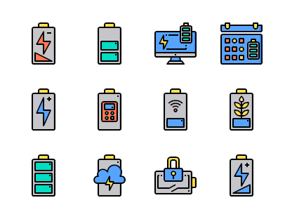 Battery Color Line