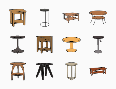 Wooden Tables Collection