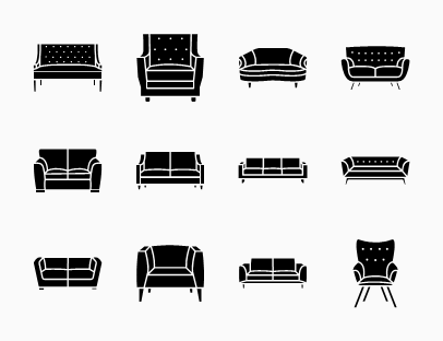 Modern luxury sofas
