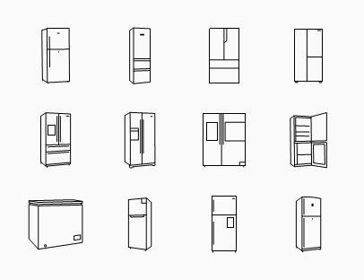 Various Models of Refrigerator