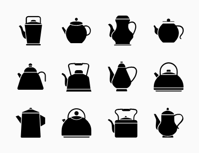 Set of Vintage Teapots