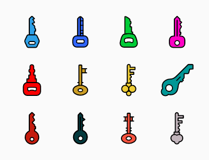Key Collection Colour Pack