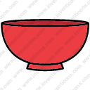 Black Oriental Bowl