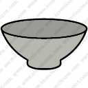 Grey Safi Serving Bowl