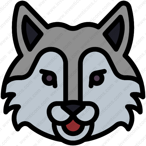 Download Wolf Face Vector Icon | Inventicons Download Wolf Face Vector Icon | Inventicons