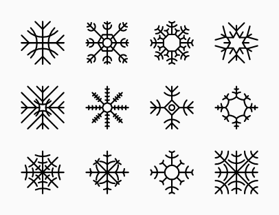 Snowflake Winter Set 