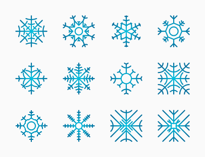 Snowflake Winter Set