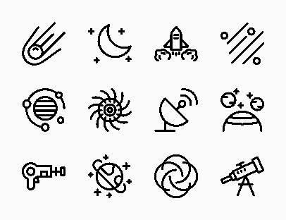 space icons