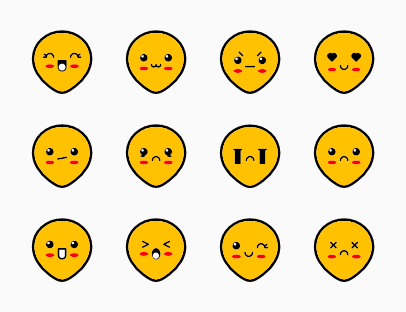 Cute Emoji Faces