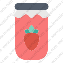 Jelly strawberry