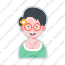 avatar glasses woman