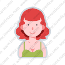 avatar redhead woman