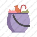 cauldron candy bucket