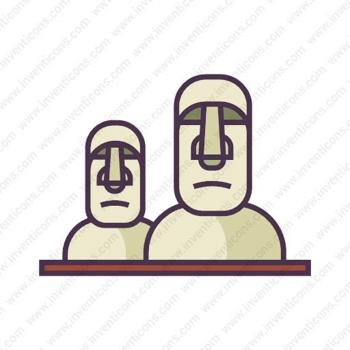 Moai icon in vector. Illustration 33543444 Vector Art at Vecteezy